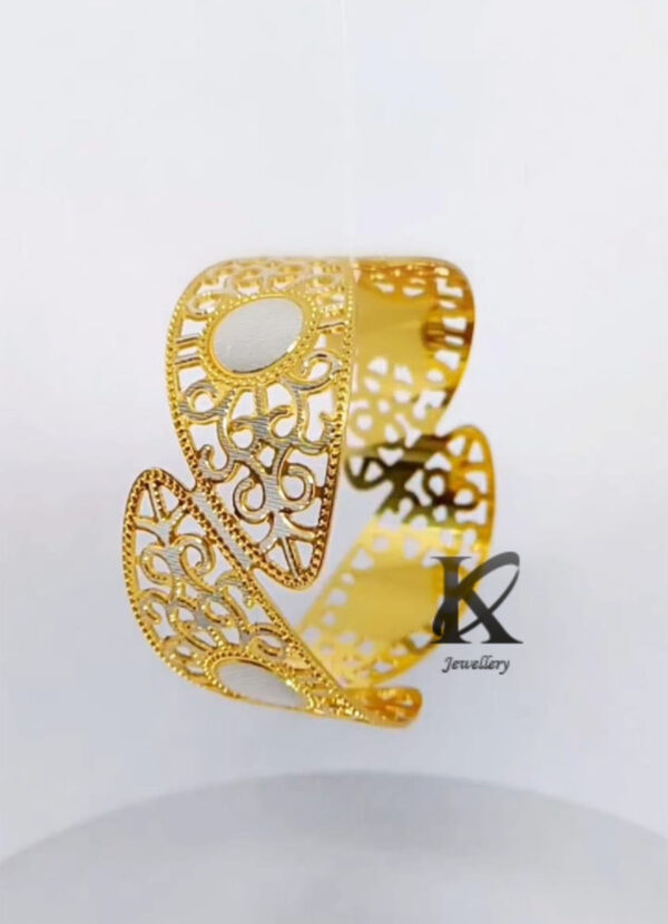 Flaunt It Like Gold: 22K 100ML Gold-Plated Silver Bangles | Jewellery For Women