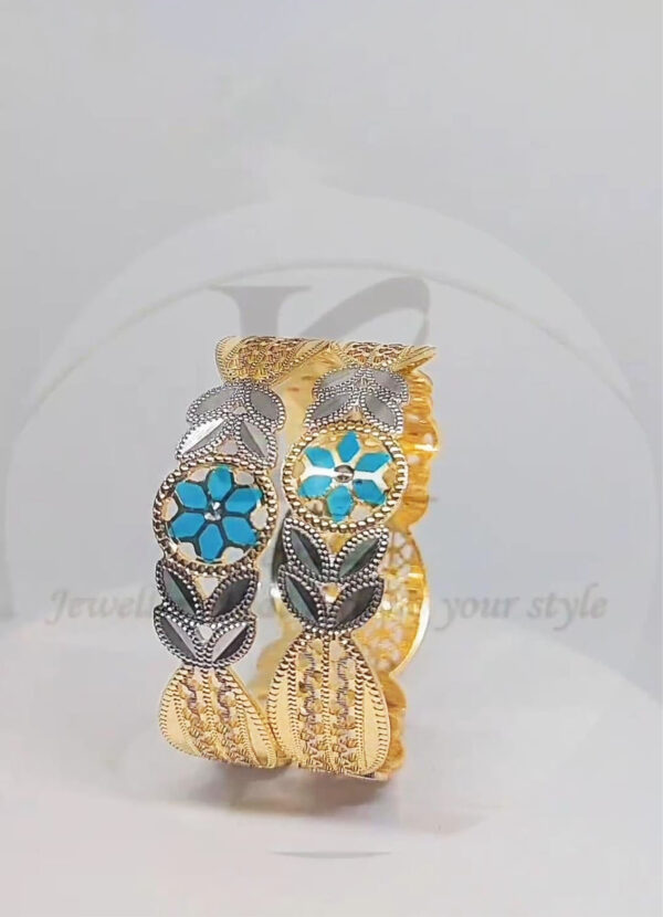 Flaunt It Like Gold: 22K 100ML Gold-Plated Silver Bangles | Jewellery For Women